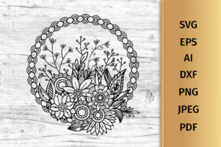 Floral Bouquet Graphics for Crafts and Modern Blogs