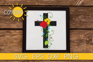 Floral Cross Graphics for Crafts: A Designer's Review