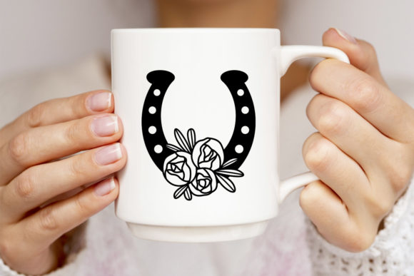 Floral Horseshoe, Horseshoe Monogram: A Designer's Review for Crafts and Graphics