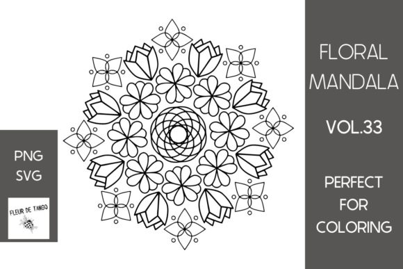 Floral Mandala Vol.34: Premium Graphics and Coloring Pages Review