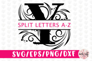 Floral Split Monogram: A Graphic Design Review for Crafts & Graphics