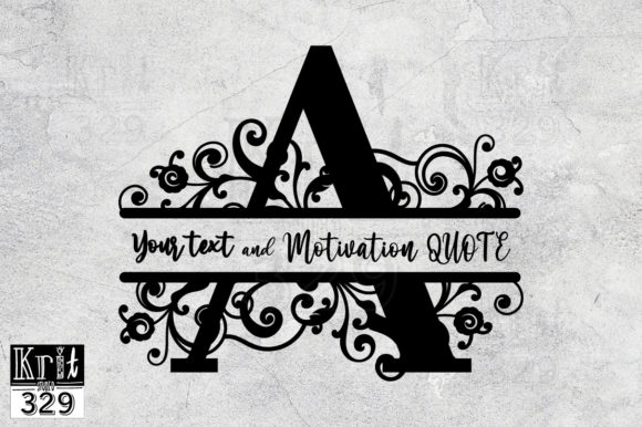 Floral Vine Alphabet Monogram: A Review for Graphics and Crafts Sellers