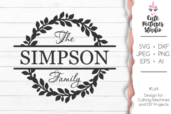 Graceful Wedding Monogram Frame for Graphics and Crafts