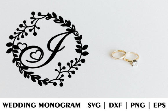 Letter I of Wedding Decorative Monogram: A Graphics and Crafts Review