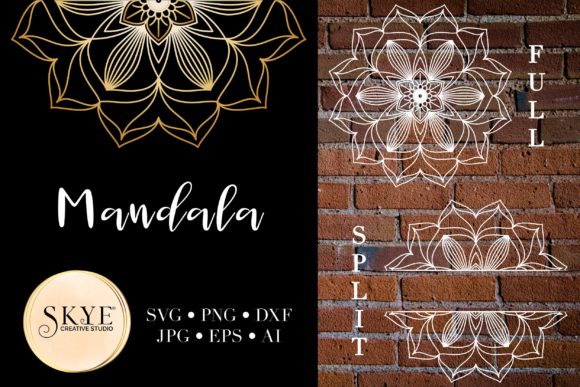 Mandala Bundle Split Mandala Half 02: A Strategic Graphics Review for Crafts