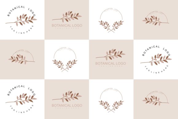 Minimalist Botanical Beautiful Logo Review