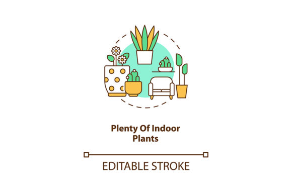 Plenty of Indoor Plants Concept Icon Review