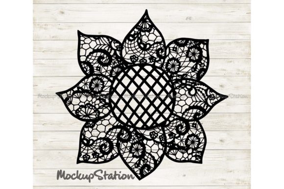 Sunflower Mandala Farm Decor Graphics for Crafts