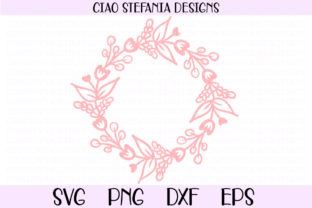 Tulips Spring Wreath Graphics for Crafts and Content