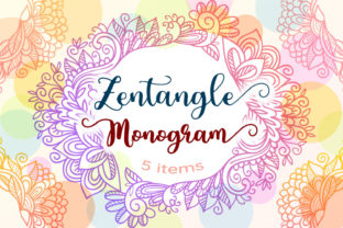 Zentangle Monogram: A Smart Graphics Choice for Crafts